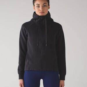 Lululemon Athletica Black Fleece Please Full Zip Hoodie | Size 4
